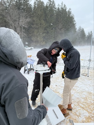 Installing Bittinger Mesonet Weather Monitoring Station