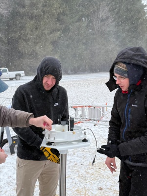 Installing Bittinger Mesonet Weather Monitoring Station3