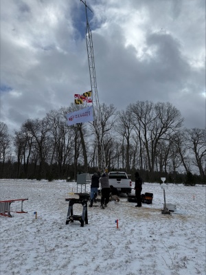 Installing Bittinger Mesonet Weather Monitoring Station4