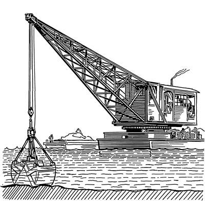 Sketch of a grab dredge