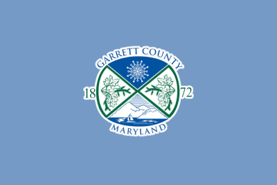 Blue Background with Garrett County Seal Article Image