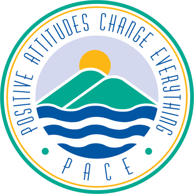 Mountain Maryland PACE logo. Positive Attitudes Change Everything.